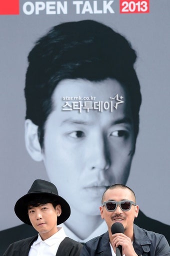 [포토]하정우-정경호, 감독과 배우로의 만남