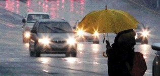 [포토] 미세먼지 잠재우는 단비