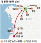3년만에 AI 비상…고창 오리농가 고병원성 의심