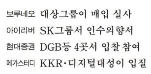 뜨겁게 달아오른 M&A 대전