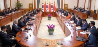 박근혜대통령, 한중 확대정상회담