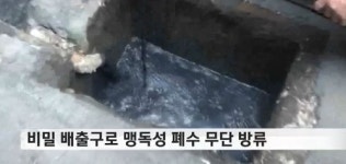 폐수 무단 방류 업체 대거 적발…청산가리·납 다량 검출