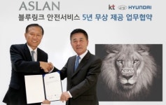 현대차, KT와 손잡고 블루링크 안전서비스 5년 무상 제공