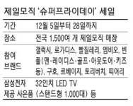 빈폴 옷 사면 TV 준다…제일모직·삼성전자, 한국판 ‘블프’ 표방