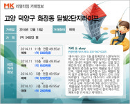 [리얼타임] 고양 화정 달빛2단지라이프 전용 49.95㎡ 매매 1억 5400만 원