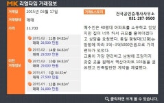 [리얼타임 아파트]용인 마북동 연원마을삼호벽산아파트, 전용 84.82㎡  3억 3,700만원 매매 계약