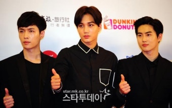[포토] 레이-카이-수호, 드림콘서트에서 만나요