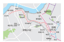신사역~위례신도시 경전철 노선 확정
