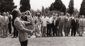 [사진은 말한다] 길옥윤의 색소폰, 1982년 9월 29일