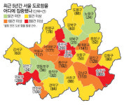 이틀에 한번꼴 땅꺼진 송파