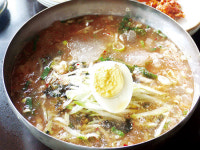 여름과의 이별 밥상 김치말이 국수