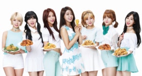 실력파 걸그룹 AOA, 치킨매니아 CF 모델 발탁