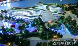 [포토] 빛나는 중국 절강성 금화시 한류관 조감도
