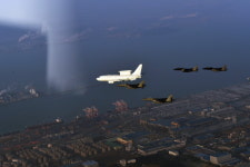 2016년 새해 첫 하늘을 열다. ‘공군 F-15K 전투기와 737 공중 통제기’의 신년 초계비행