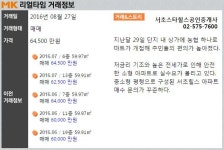 저금리·전세난 속 중소형 아파트 선호…우면동 `서초힐스` 59㎡ 매매 6억원대