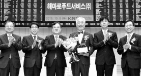 [포토] 해마로푸드서비스 코스닥 상장