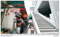 `60년대 랜드마크` 낙원상가 주변엔 쓰레기더미와 악취만