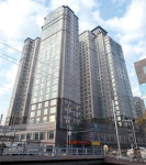 마산 산호 베스티움, 마산항 인근 상업지 우뚝…`샤갈 블루` 색감 외관 독특