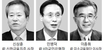 차기 은행聯회장 뜨거운 경쟁…신상훈·민병덕·이종휘 하마평
