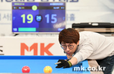 [포토]새한통신, 직장인 당구 최고수! 