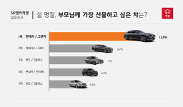 설날 부모님께 선물하고픈 차 1위는…“그랜저”