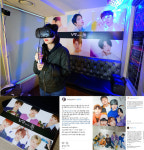 연일 북적북적…TJ미디어, ‘VR노래방 체험존’ 화제