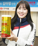쇼트트랙 김아랑 선수, `텐텐츄 애용` 인연에 한미약품 광고모델 발탁
