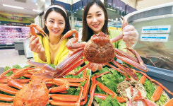 [포토] 싱싱한 러시아산 대게 맛보세요