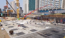 2호선 이대역 초역세권 `신촌 그랑자이` 공정률 17% 달성