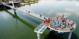 [포토] `스릴 만점` 춘천 스카이워크