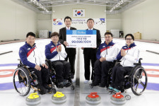 현대자동차, `카 컬링 캠페인`기부금, 대한장애인컬링협회에 전달