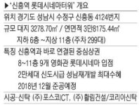 [MK 분양뉴스] 올 12월 준공 ‘신흥역 롯데시네마 타워’