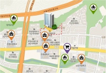 쾌적하고 조용한 주거환경 돋보여...분당구 `산운6단지휴먼시아`