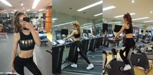 소희, 복근 인증샷 공개…명품 보디라인