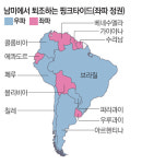 급속히 밀려나는 남미 `핑크타이드`