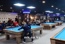 [포토] 뜨거운 당구 열기