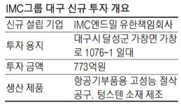 `워런버핏` IMC그룹, 대구에 공구기업 세운다