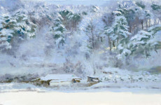雪景 그림 100개로 이룬 겨울장관