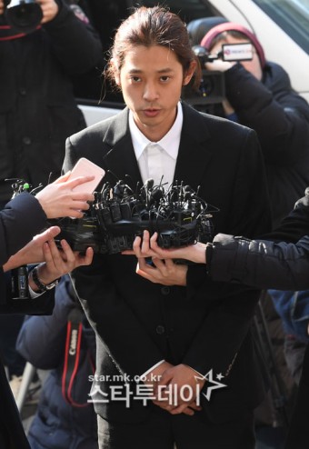 정준영 경찰 출석 