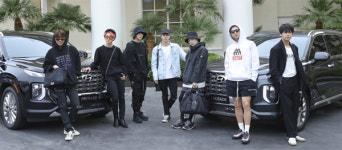 [포토] BTS, 팰리세이드 타고 美 빌보드어워즈 참석