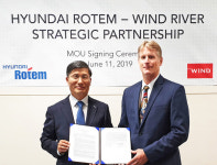 [포토] 현대로템, 美윈드리버와 협력