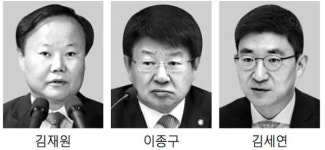 한국당 `진통끝` 예결위원장에 김재원 선출