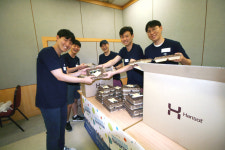 대한민국 대표 프랜차이즈 한솥도시락 2019 굿시즈 컨벤션 행사 도시락 후원