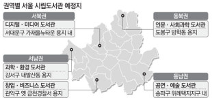 위례 예술도서관·마곡 환경도서관…서울시, 권역별 시립도서관 5개 건립
