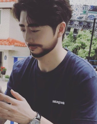 `유동근전인화 아들` 지상, 수염 있어도 ‘훈남’