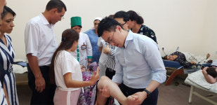 청연한방병원, 우즈벡 부하라에 통합의학진료소