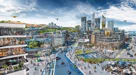 ‘콘티넨탈 2019 테크쇼’에서 엿본 미래 도시… 자동차·가로등·타이어까지 인공지능 적용