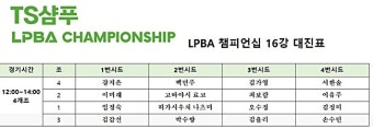 임정숙 김갑선 이미래 김가영 무난히 16강