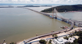 대림산업 브루나이 최대규모 교량 `템부롱대교` 준공