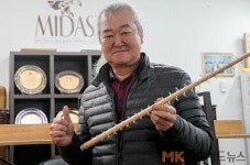 ‘한지 품은 당구큐’ 마이다스 “30년 당구인생 쏟아부었죠”